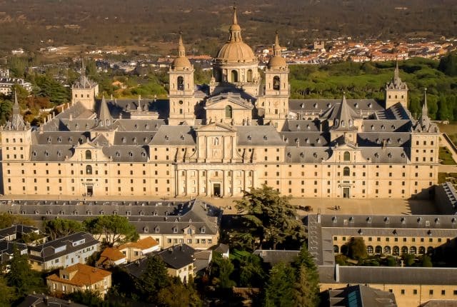 Vista panorámica del Monasterio de El Escorial