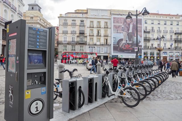 Aparcamiento bicicletas Madrid