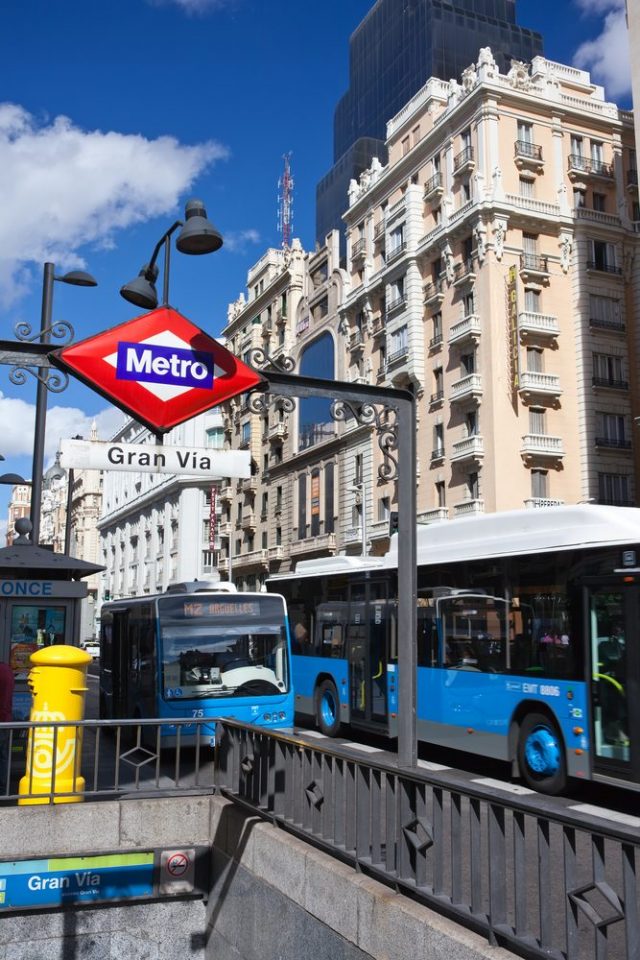 autobús urbano Madrid viajar en bus EMT