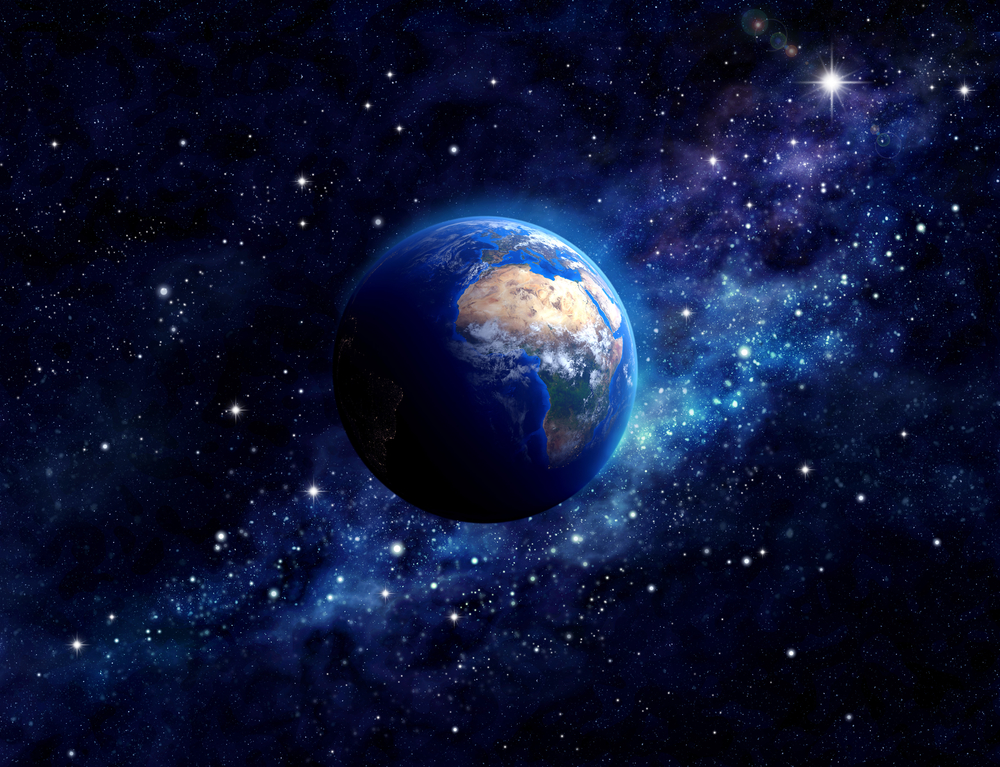 Planeta Tierra en el Universo