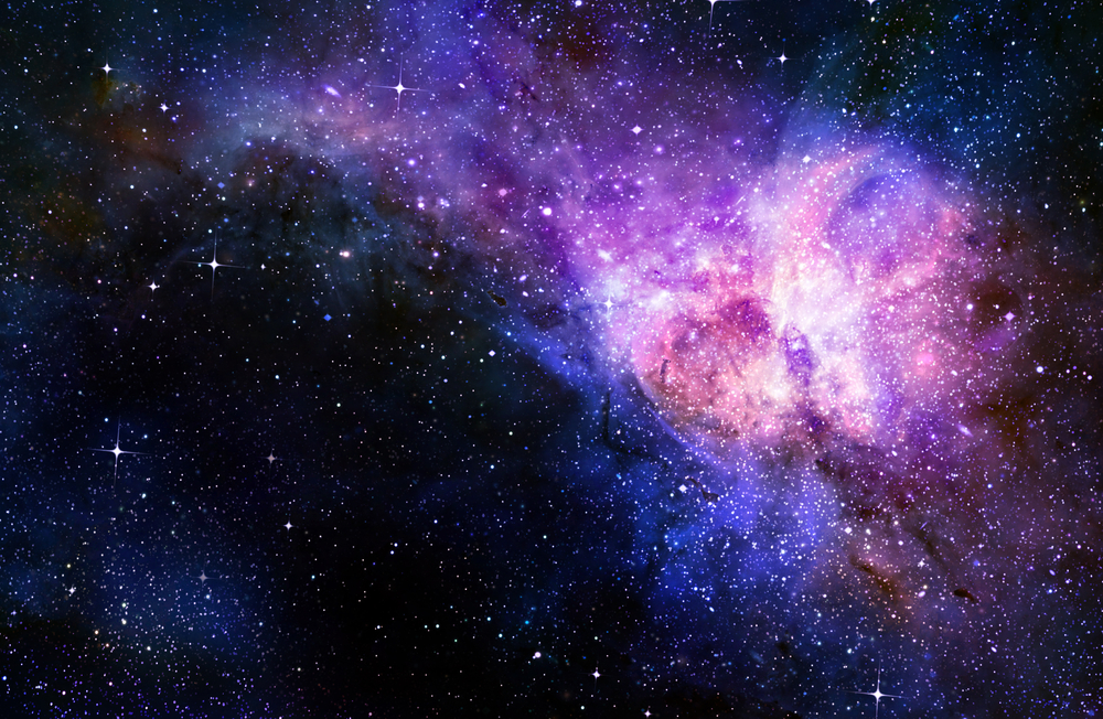 Galaxia, oscuridad nebulosa Universo