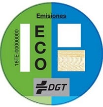 Etiqueta ECO de la DGT